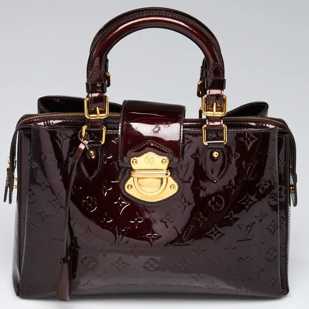 Louis Vuitton "Melrose Avenue" Bag  Amarante Monogram Vernis